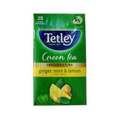 Tetley Green Tea Ginger Mint & Lemon